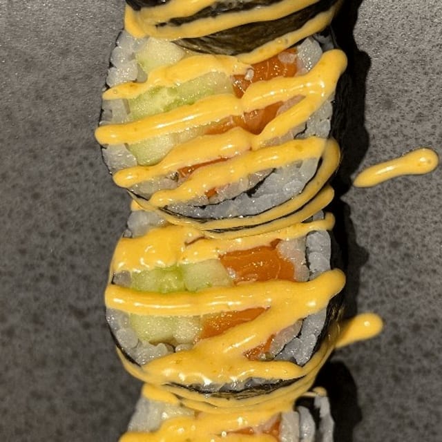 Spicy Salmon Maki.